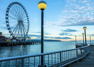 Seattle Ferris Wheel Pier