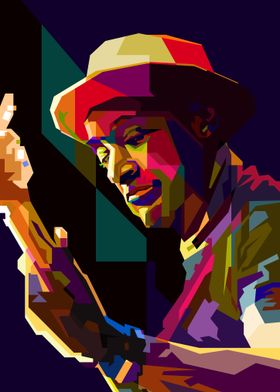 Marcus Miller Music Pop Art