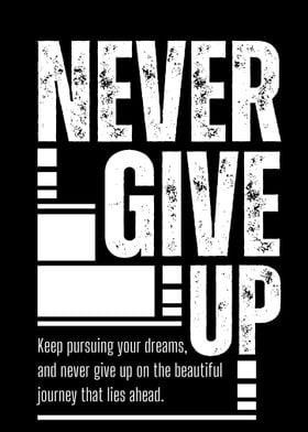 Never Give Up Poster