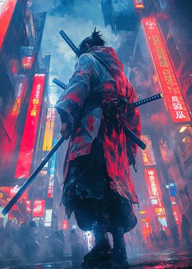 Samurai in Neon City