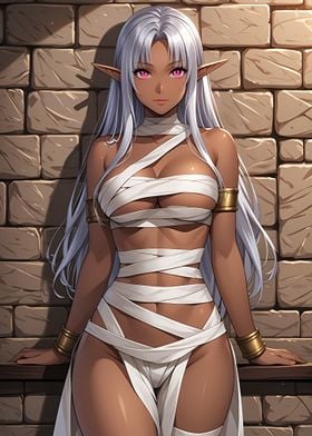 Shani'lda - Dark elf mummy