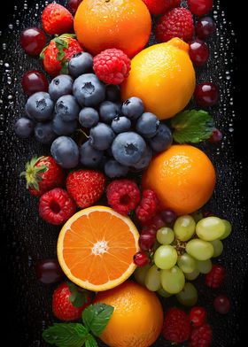 Fresh Fruit Still Life