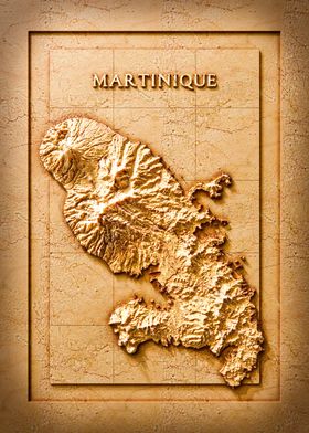 Martinique Island Map