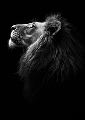 Proud Lion Portrait