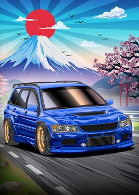 Mitsubishi Lancer Evo 9 Wagon Nippon Style