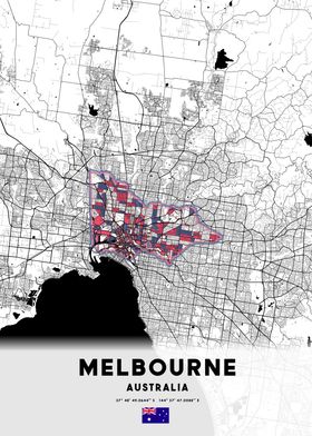 Melbourne City Map