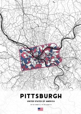 Pittsburgh City Map