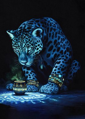 Mystical Blue Jaguar