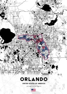 Orlando City Map