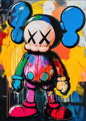 Colorful Graffiti Character