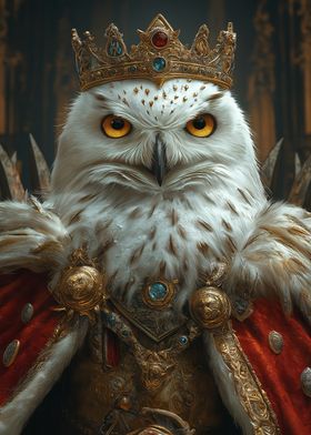 Snowy Owl Bird King