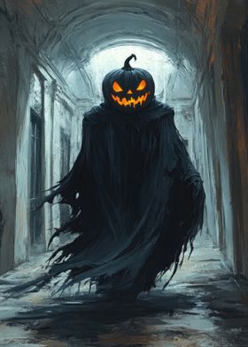 Jack O Lantern Halloween Ghost