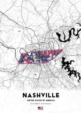 Nashville City Map