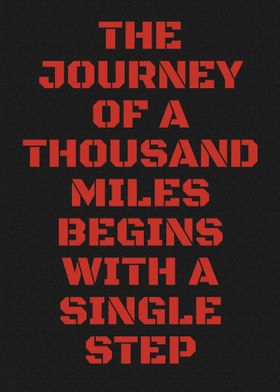 Journey of a Thousand Miles