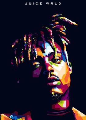 Juice Wrld Pop Art Portrait