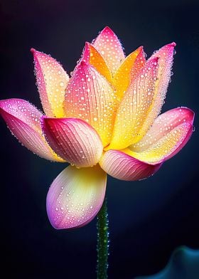 Water Droplet Lotus