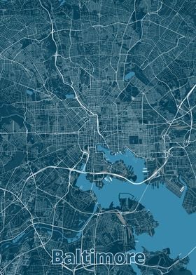 Baltimore City Map