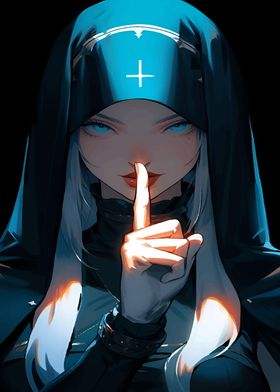 Anime Nun Shh