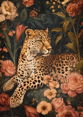 Leopard in Bloom