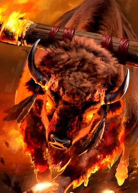 Fiery Bison