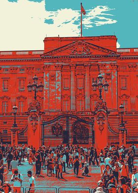 Buckingham Palace Crowd