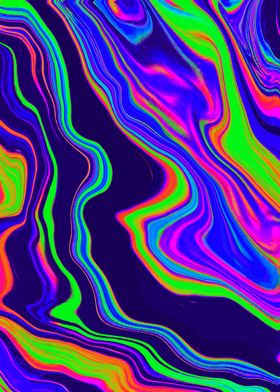 Neon Liquid Swirls