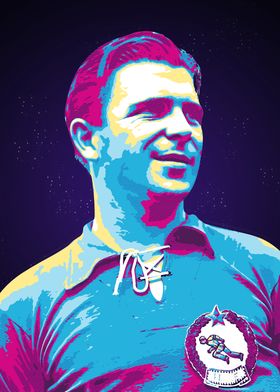 ferenc puskas Retro Football Player 