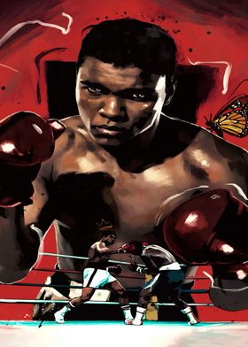 Muhammad Ali Boxing Art