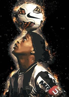 Ronaldinho Gaucho Footballer Art