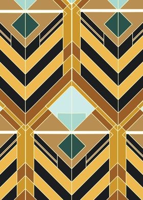 Geometric Art Deco Pattern