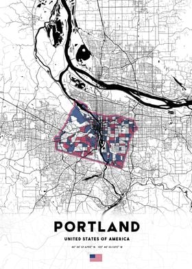 Portland City Map