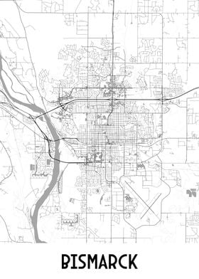 Bismarck City Map