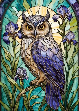 Stained Glass Owl