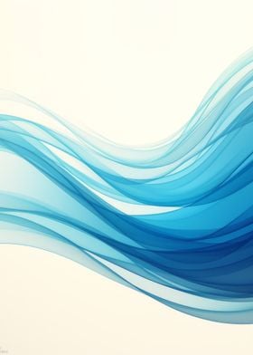 Abstract Blue Waves