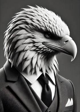 Eagle in Suit