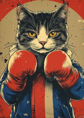 Boxing Cat