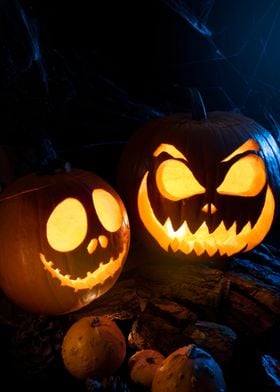 Spooky Jack-O'-Lanterns