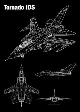 Tornado IDS Jet Blueprint