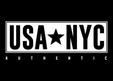 USA NYC Authentic Logo