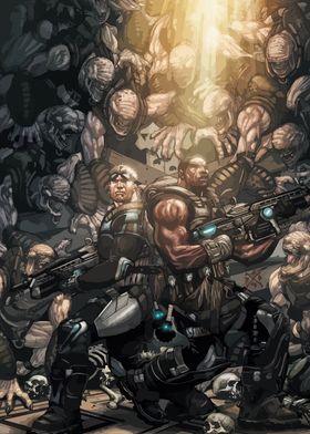 Gears of War Comic Cover