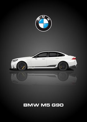 BMW M5 G90 White