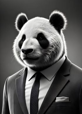 Panda in Suit