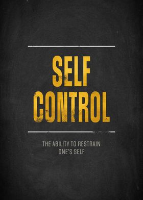 Self Control Quote Inpiring