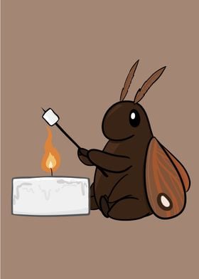 Moth Roasting Marshmallow