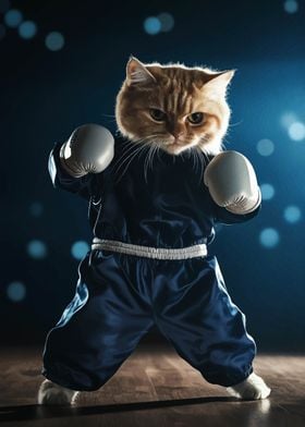 Boxing Cat