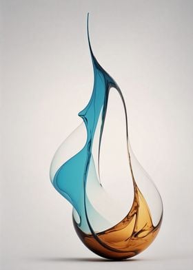 Abstract Liquid Sculpture