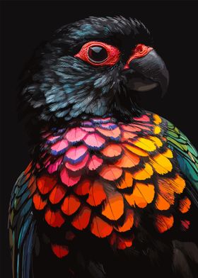 Rainbow Parrot