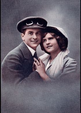 Vintage Couple Portrait