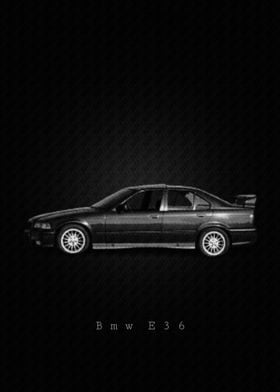 BMW E36 Minimalist Design