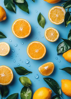 Citrus Fruit Pattern